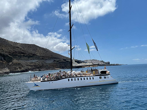 Large catamaran exterior